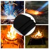 6 Pack Carbon Felt Welding Blanket Fireproof, 1/7"(3.5mm) Thickened Flame Retardant Protective Mat Up to 1800°F Heat Resistant Insulation Pad for Glass Blowing Camp Wood Stove Grill, 20" x 20"
