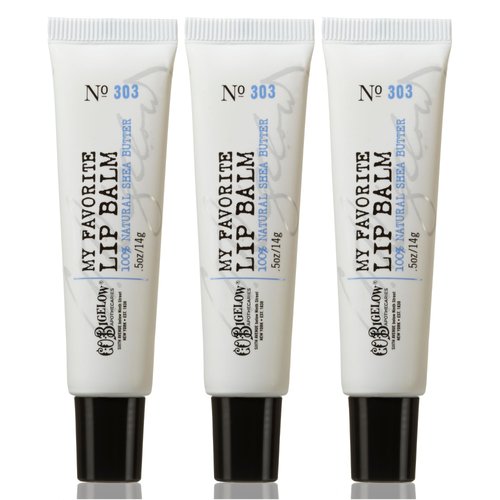 C.O. Bigelow My Favorite Lip Balm Trio, Lip Balm Tubes for Dry Lips, Moisturizing Lip Care with Shea Butter, Bulk Lip Balm 3 Pack, 0.5 oz Each