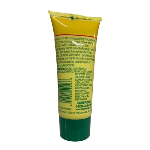 Triple Lanolin Mango Vera Hand and Body Lotion 2.25 Oz.