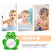 Toyvian Baby Mirror Bath Toy Kids Baby Bathtub Mirror Unbreakable Crab Bath Toy Kids Shower Toy Bathtub Mirror Eva Crab Baby Bath Toys Kids Bathing Educational Toys for Toddlers