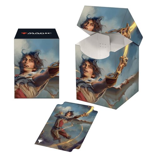 Ultra Pro - Wilds of Eldraine 100+ Deck Box Kellan, the Fae-Blooded for Magic: The Gathering, Protect & Store Commander MTG Decks, Collectible Card Storage, Standard Size Cards, Trading Cards