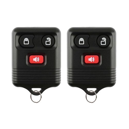 2PCS Key Fob Keyless Entry Remote, 3-Button Replacement Key Fob Keyless Entry Remote CWTWB1U345 Suitable for Ford Edge Escape Escort Excursion Lincoln Mark LT Mazda Tribute Mercury Mariner