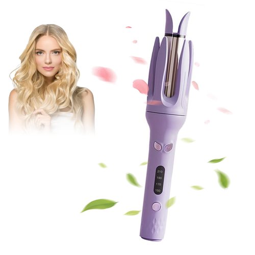 Automatic Hair Curler with Adjustable 4 Temps Levels, 28mm Barrel Rotating Hair Curling Iron,Dual Voltage, Auto Shut-Off, Fast Heating Hair Curler Styling Tool