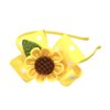 Yellow Sunflower Headband Bow Hair Accessories, Wave Point Flower Hair Bands, Spring Summer Big Bow for Women Girls, Non Slip for Outdoor Gathering Party Princess Decor, Women's Fashion Headbands
