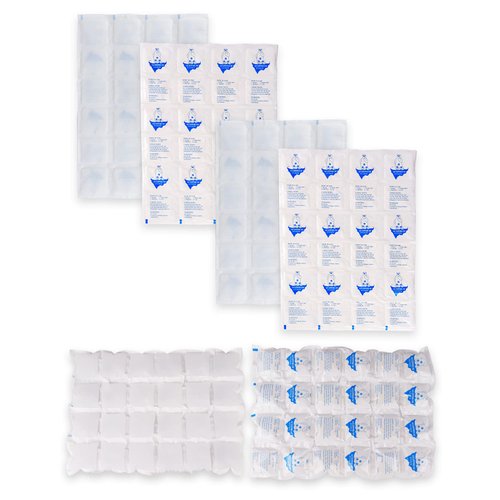 AUZPFRUM Reusable Ice Pack for Shipping Frozen Food 6 Sheets Dry Ice Packs for Cooler Long Lasting Cold Freezer Packs for Mailing Perishables Storage Flexible Ice Packs for Lunch Boxes Bags