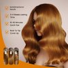 Fedulili Hair Dye Shampoo 3 In 1, Blonde Brown Hair Color Treated Shampoo Para Canas, for Women & Men, Lasts 30 Days, Easy To Use, Christmas Gift, 500ml