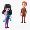 Wizarding World Harry Potter, Magical Minis Cho Chang and George Weasley Figure Set with 2 Doll Accessories, Kids Toys for Ages 6 and up