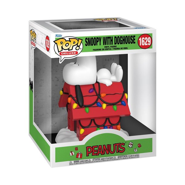 Funko Pop! Deluxe: A Charlie Brown Christmas - Snoopy with Doghouse