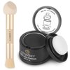 Azonbey Root Touch Up Sets,Hairline Powder Cover Up- Hairline Concealer for Thin and Thinning Hair, Water & Sweat Resistant,Contain Azonbey Makeup Brush (Black)