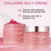 LOYOTICE Collagen Jelly Cream,Niacinamide & Freeze Dried Hydrolyzed Collagen Face Cream,Boosts Elasticity & Hydration,Reduce Fine Lines & Dullness,Improves Glowy Collagen Cream(3.38 fl.oz)