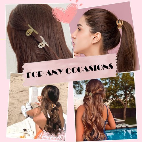 12pcs Jelly Small Hair Clips,Butterfly Rectangle Octopus Small Hair Claw Clips for Thin/Medium,Jaw Clips Nonslip Clips Hair Accessories for Women