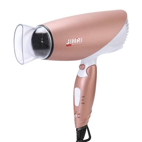 Foldable Travel Hair Dryer,Dual Voltage Blow Dryer &amp; Foldable Handle Lightweight Negative Ionic F...