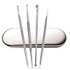 Whitehead, Blackhead Remover Tool Kit, Skin Blemish Extractor, Acne Scar Removal, Pimple Popper, Zit