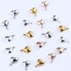 20pcs 3D Alloy Heart Nail Charms, Droplets Lava Heart Shape Nail Art Charms Punk Charms for Nails Irregular Molten Love Heart Nail Charm Metal Nail Jewelry Nail Accessories DIY Nail Supplies