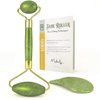 Makady Natural Jade Roller– Gua Sha – Lymphatic Drainage Tool for Face, Neck, Body - Anti Aging Treatment – Reduces Wrinkles and Fine Lines