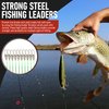 Fishing Leaders with Swivels, Fishing Line Leader, Fishing Wire Leader, Fishing Leaders Saltwater, Terminal Tackle, Fishing Tackle Fishing Supplies, Saltwater Fishing Gear and Equipment
