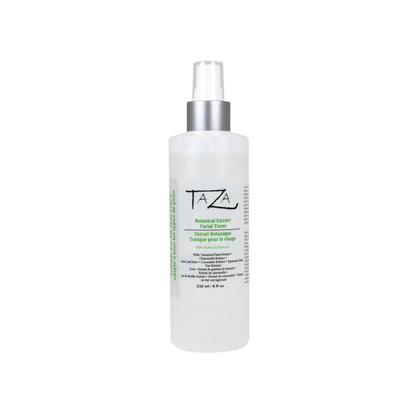 Premium Taza Natural Botanical Firming Facial Toner, 8 oz Firmer and Refined Skin with: Tamarind Seed Extract, Chamomile Extract, Aloe Leaf Juice, Cucumber Extract, Japanese Green Tea Extract