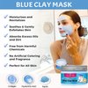 AICHUN BEAUTY Clay Face Mask Deep Cleansing Exfoliation Soothing Repair Remove Blackheads Facial Moisturizing Anti-Acne (COLLAGEN & HYALURONIC ACID (BLUE))