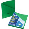 Pendaflex 32925 Essentials Slash Pocket Project Folders, 3 Holes, Letter, Green (Pack of 25)