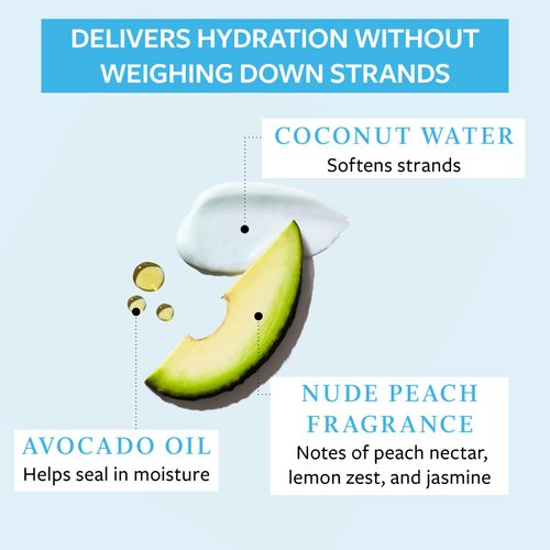 Function of Beauty Customizable Shampoo & Conditioner for Straight Hair, 11 oz Each - Sulfate-Free, Formulated with Coconut Water and Avocado Oil to Hydrate and Seal in Moisture