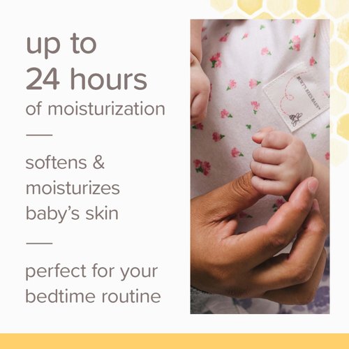 Burt's Bees Baby Nourishing Lotion with Lavender, Calming Baby Lotion, Pediatrician Tested, 99.0% Natural Origin, 12 Ounces