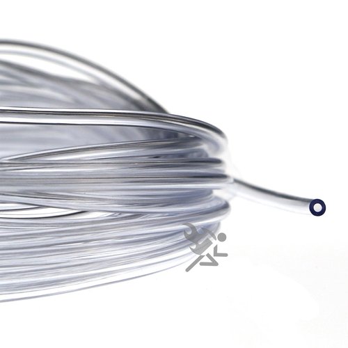 OnFireGuy 1/16" x 15' (Feet) Medium Size Clear Vinyl Tubing for Fishing Lure Treble Hook Protectors