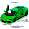 TOKAXI 1/36 Scale Lamborghini Revuelto Diecast Cars Models,Pull Back Vehicles Lamborghini Toy Cars,Cars Gifts for Boys Girls Green