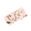 Galabloomer Newborn Receiving Blanket Headband Set Flower Print Baby Swaddle Receiving Blankets Vintage Rose