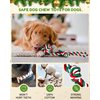 Christmas Dog Toys, 6 Pack Dog Rope Toys and Dog Plush Toys/Dog Gifts for Puppy Small Medium Dogs