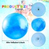 Abeillo 8.5 Inch Marbleized Bouncing Balls for Kids, 2 Pieces Cloud Bouncy Balls Inflatable Rubber Playground Ball Bouncy Play Balls for Kids Adults Pet Outdoor School Water Fun