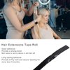0.8mm Black Hair Extension Keratin Glue, Width Hair Extension Keratin Glue, Hair Extensions Hot Glue,Strip Strong Adhesion Long Lasting Hair System Tape Roll Hair Wig Tape Roll Non Irritating Black