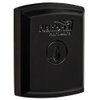National Hardware N109-080 SmartKey Security Gate Lock, Keys Included, Coated with WeatherGuard Protection, Black