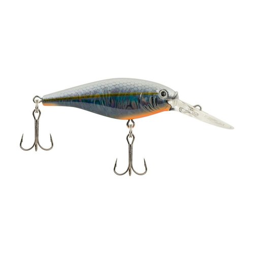 Berkley Flicker Shad Fishing Lure, Slick Black Pearl, 5/16 oz, 2 3/4in | 7cm Crankbaits, Size, Profile and Dive Depth Imitates Real Shad, Equipped with Fusion19 Hook