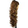 KUKI 31" Long Curly Clip in Claw Ponytail Hair Extension Jaw Clip, 12#, Size 31"