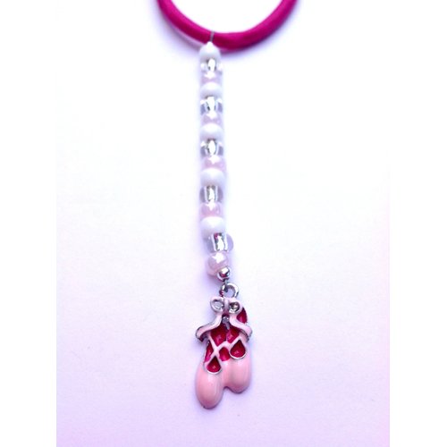 Ballet Shoes Charm TagTailz Unique Fashion Accessory Gifts for Girls - Gifts for Tweens Tie them anywhere!!!