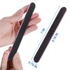 Nail Files (24 Pack), Professional Emery Board 100/180 Grit Nail File Double Sided Emory for Natural and Acrylic Nails Fingernail Files for Gel Nail Reusable Manicure Disposable Pedicure Black