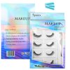 Reusable Self Adhesive Eyelashes No Glue or Eyeliner Needed, Easy To Apply, Stable/Non-slip False Lashes Fluffy Faux Strip Lashes, Natural Look (Style B, 5pairs)