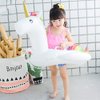 Baby Pool Float Unicorn Toddlers Floaties Infant Inflatable Swimming Ring with Handles for Kids Aged 1-6 Years
