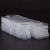 50 PCS 1/64 Scale Model Car Display Case Transparent Toy Car Display Boxes Square Clear PVC Plastic Boxes 1/64 Protector Clear Cases for Hot Wheels and Matchbox Collectors