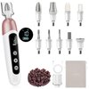 Cordless Electric Nail File Set, Professional Manicure Pedicure Kit, 10 Speed Portable Nail Drill Machine with Memory Modes, Pedicure Tools for feet, Hand Foot Care Tool for Thick Nail Toenail Cuticle