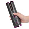 Automatic Curling Iron, Cordless Hair Curler Iron with LCD Temperature Display and Timer, 3 Adjustable Temperature Portable USB Rechargeable Fast Heating Auto Curler for Hair Styling(#1)