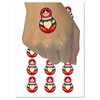 Matryoshka Babushka Russian Nesting Stacking Doll Temporary Tattoo Water Resistant Fake Body Art Set Collection - 54 1" Tattoos (1 Sheet)