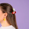 Cherry Acetate Claw Clip,Acetate Hair Clips,Big Hair Clips for Women