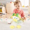 Humor Ted Singing Dancing Easter Basket Toys Duck Toys for Kids, Flapping Wings Shaking Body,Duck Musical Stuffed Animal Musical Birthday Gifts of Funny Easter Toys for Kids Toddlers,12 inch