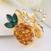 Set of 5 Fashion Rhinestone Hair Claw Creative pineapple Bobby Pin Headwear Hair Barrettes Clamps Hair Rope Accessories Hair Clips for Women