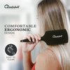 Bombshell Paddle Brush with 5.6" handle, Static Free Cushioned Paddle Hair Brush with Nylon Bristles, for Blow Drying, Styling and Straightening comes with fabric pouch