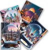 Generic Urban Tarot Cards Set of 57 - Explore The Energetic Frequencies of Iconic Cities with The Cityscape Oracle Cards with Guide Book