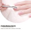 10Pcs Cuticle Pusher Remover and Cutter, Creatiee Double Ended Stainless Steel Cuticle Cleaner Nail Gel Polish Removal, Manicure Pedicure Nail Tools for Fingernails Toenails - Professional & Durable