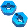 4Pcs ShareGoo Metal Wheel Hex Hubs Mount Adapter with Pins Upgrade Parts Compatible with Wltoys 12428 12423 Feiyue FY-03/04/05 1/12 RC Car Rock Crawler