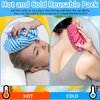 TrelaCo 8 Pcs Ice Pack for Injuries Reusable with Screw Refillable Reusable Hot and Cold Bag for Sport Injuries Head Shoulder Back Neck Knee Pain Relief, 8 Colors, 6 Inch